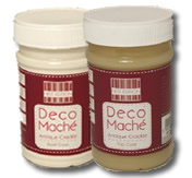 Deco Mache cracke glaze