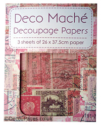 Deco Mache brand decopatch paper