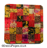 Patchwork style Decopatch