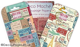 Deco Mache papers